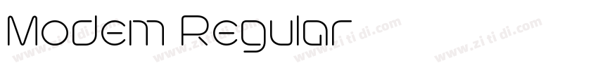Modem Regular字体转换 Modem Regular字体转换